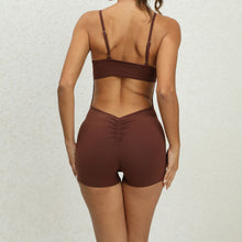 Open back Shorts Jumpsuit