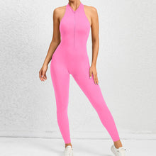 Zippered Yoga Fitness Jumpsuit