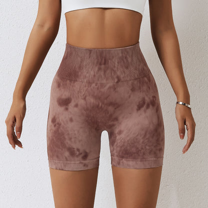 Dyed Seamless Yoga Shorts