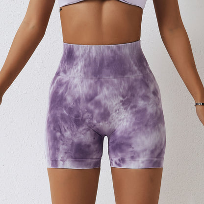 Dyed Seamless Yoga Shorts