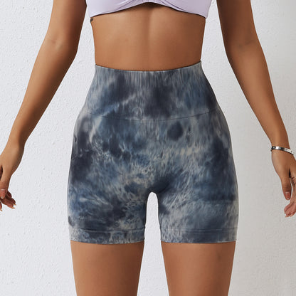 Dyed Seamless Yoga Shorts