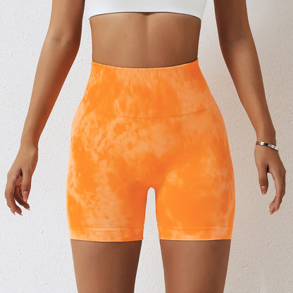 Dyed Seamless Yoga Shorts