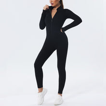 Seamless Zippered Fitness Bodysuit