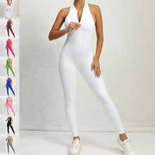 Zippered Yoga Fitness Jumpsuit