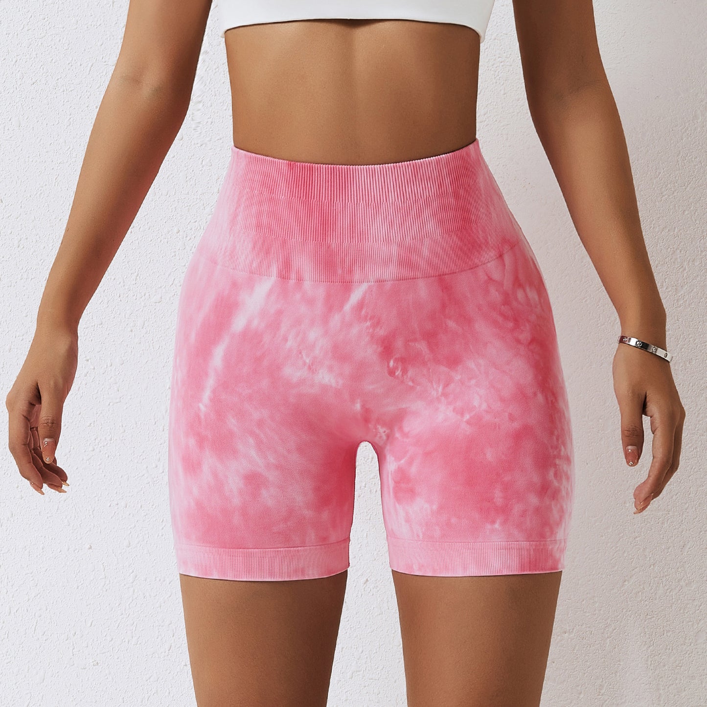 Dyed Seamless Yoga Shorts