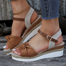 Stylish Bow Wedge Sandals for Women