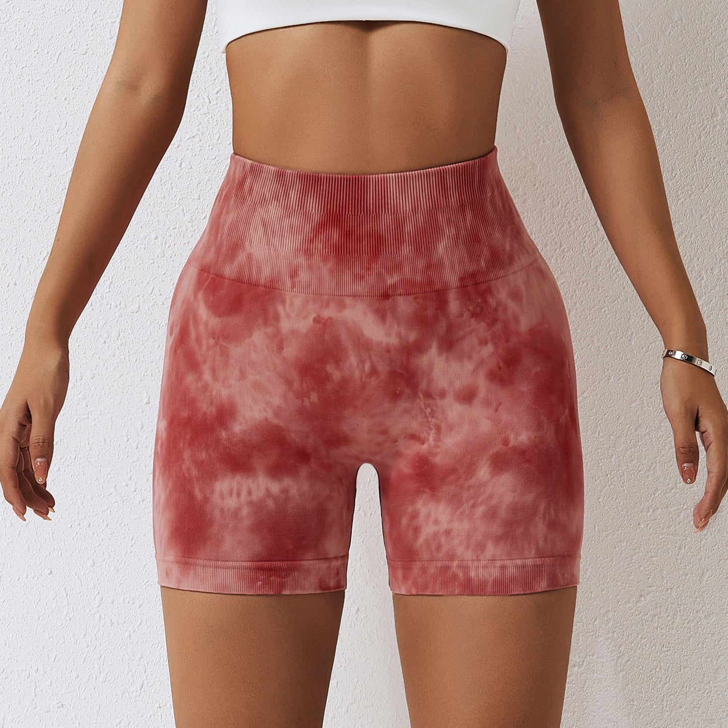 Dyed Seamless Yoga Shorts