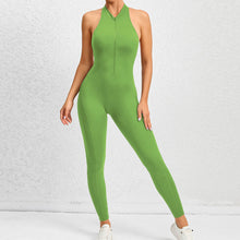 Zippered Yoga Fitness Jumpsuit