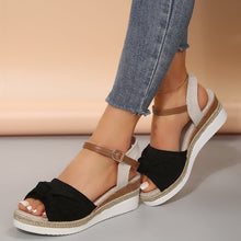 Stylish Bow Wedge Sandals for Women