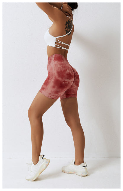 Dyed Seamless Yoga Shorts