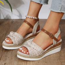 Stylish Bow Wedge Sandals for Women